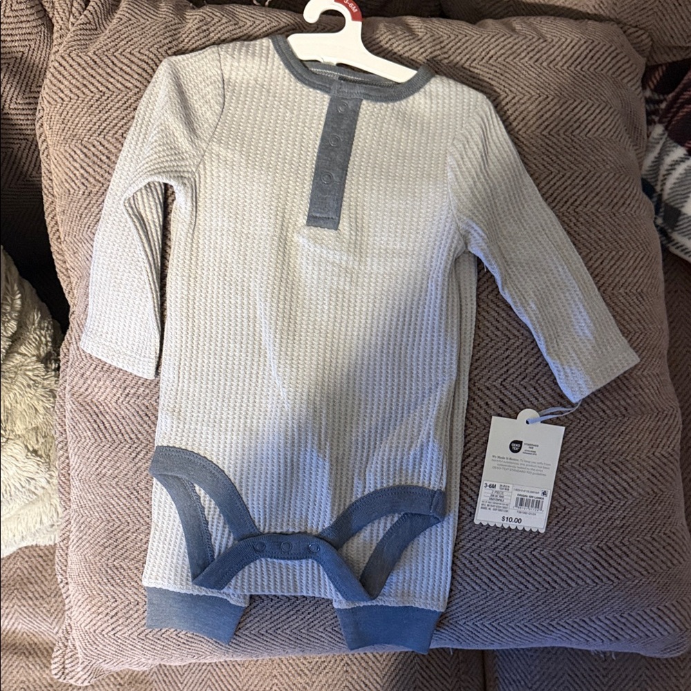 Cloud Island Gray and Blue Kids Matching Set